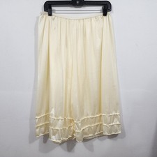 Vintage Comfort Choice Pettipant Bloomers Elastic High-Waist Yellow Plus Size 1x