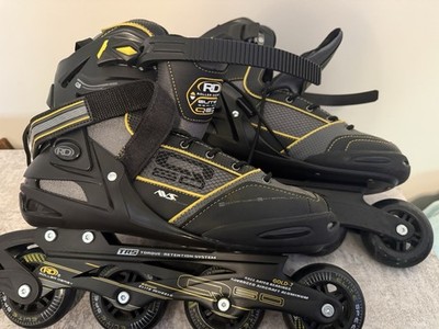 Roller Derby Elite Series Q60 Men's Inline Skates Black/Yellow Size 11