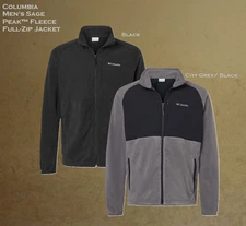 Fleece Jacket | Columbia 209578 Men's Sage Peak Fleece Full-Zip Jacket