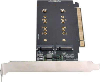 Cablecc 4X NVME M.2 AHCI zu PCIE Express 3.0 Gen3 X16 RAID-Karte VROC Raid0