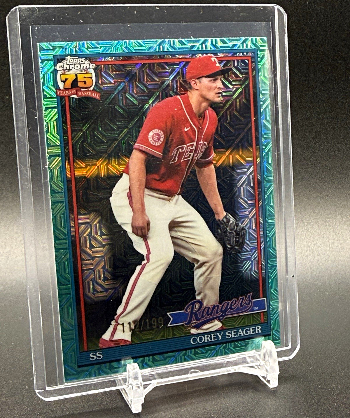 2026 Topps Chrome Corey Seager Texas Rangers U91C-98 1991 Silver Pack /199