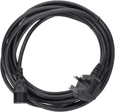 10M UK 3 Pin Mains Power Lead Cable – IEC C13 to 3 Prong Plug Kettle Lead UK Lot