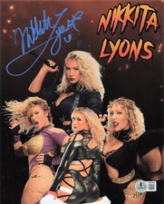 Nikkita Lyons Signed  Autograph WWE NXT 8x10 Photo Beckett BAS The Lyoness