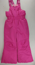 Swiss Tech Bibs Youth Girls Snow Ski Winter Pink XS 4-5 used