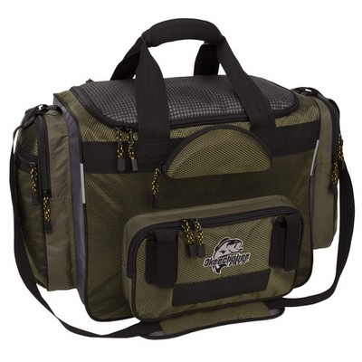 Okeechobee Fats Fisherman Deluxe Tackle Bag (Includes 8 Utility Tackle Boxes), P