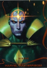 2022 Marvel Masterpieces LEGENDARY ORANGE #54 Vision 28/99