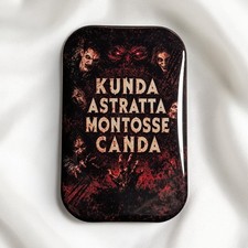 Evil Dead Burn Spruch | Kunda Astratta Montosse Canda | K&uuml;hlschrankmagnet | NEU