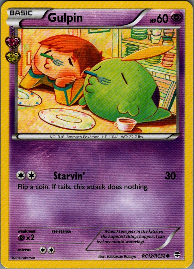 Gulpin Common Generations: Radiant Collection RC12/RC32 NM | eBay