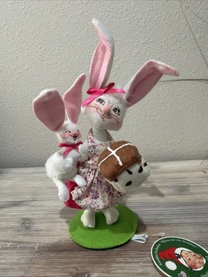 ANNALEE EXCLUSIVE 8in Hot Cross Bunnies Item #850422 - 2022 - Image 1 of 4