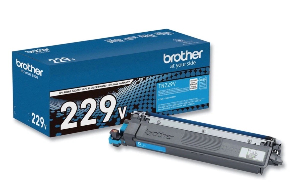 Brother TN229V  2,530 Page-Yield High-Yield Toner - Cyan New
