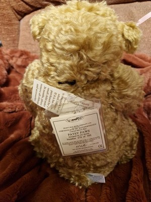 Dean's Ragbook Bear Patsy Paws 21'' Jill Baxter limitierte Auflage 276/500 mit Etikett C2