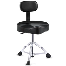 Sintuff Drum Throne with Backrest, 500 Lbs Heavy Duty Band Drum Throne, Adjus...