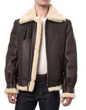 Leon Kennedy Jacket Resident' Evil Men Genuine Leather Winters Bomber Fur Jacket