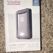 SanDisk Professional G-DRIVE ArmorATD 2TB Rugged USB-C Portable External HDD