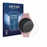 "3X Savvies Schutzglas FüR Taoloon Smartwatch 1.27\" Panzer Folie Glas Klar"