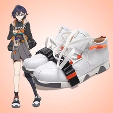 ZZZ Zenless Zone Zero Belle White Flats Shoes Lace-ups Cosplay Props Plus Size