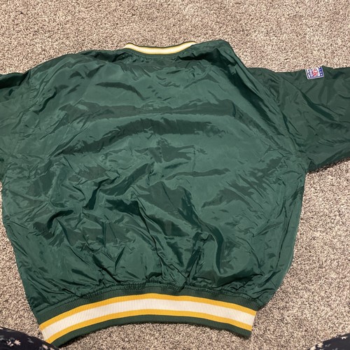 Vintage Green Bay Packers Starter Pro Line Pullover Warm Up Jacket Men Size L - Bild 4 von 4