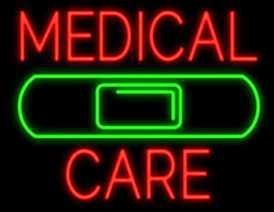 Medical Care Open Healthcare Center 32'' Neon Light Sign Lamp Wall Decor Display