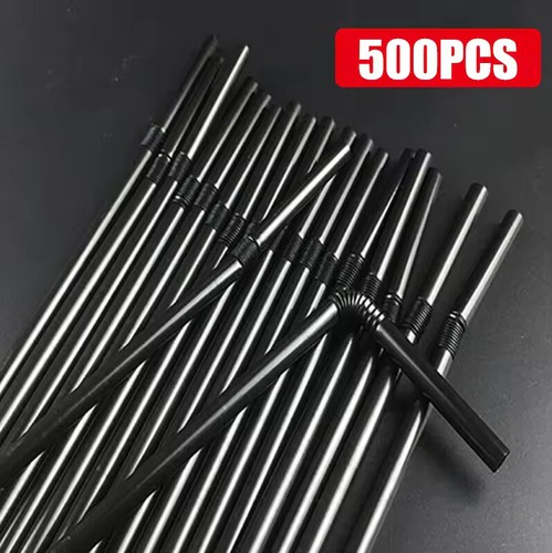 50x-1000x Multicolor Straw BPA Free Bendable Biodegradable Drinking Party Straws - Picture 18 of 21