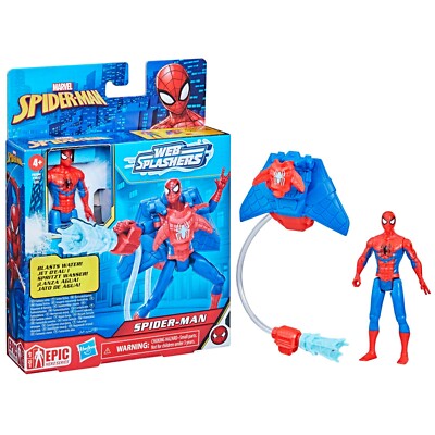 Hasbro Marvel Epic Hero Series Spider-Man Web Splashers 4'' Action Figure
