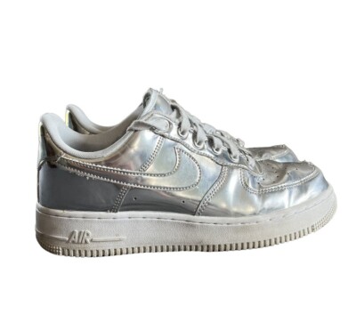 スニーカー NIKE Air Force 1 Low Liquid l llic Chrome [WMNS 2019 Size 10 Women's Nike Air Force 1 SP Liquid Metal - Chrome