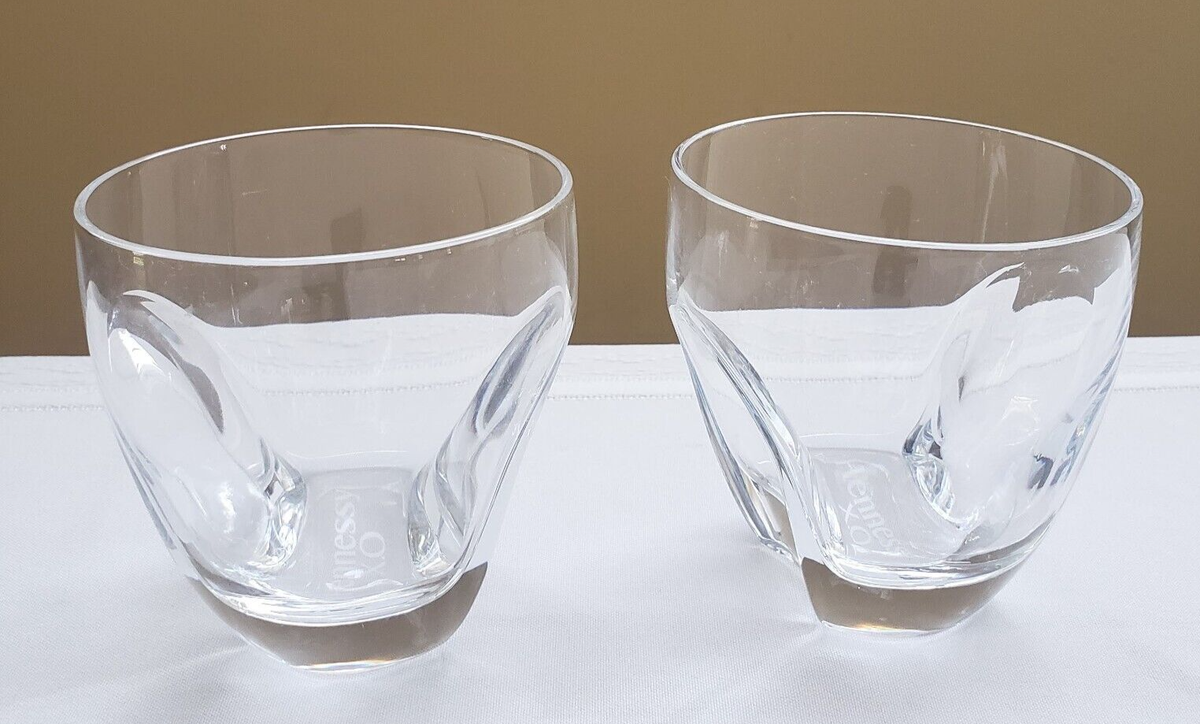 Hennessy XO Cognac Crystal Glasses by Thomas Bastide Set of 2