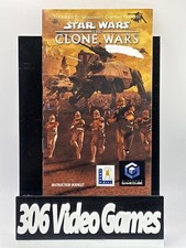 Star Wars The Clone Wars Nintendo Game Cube MANUAL ONLY