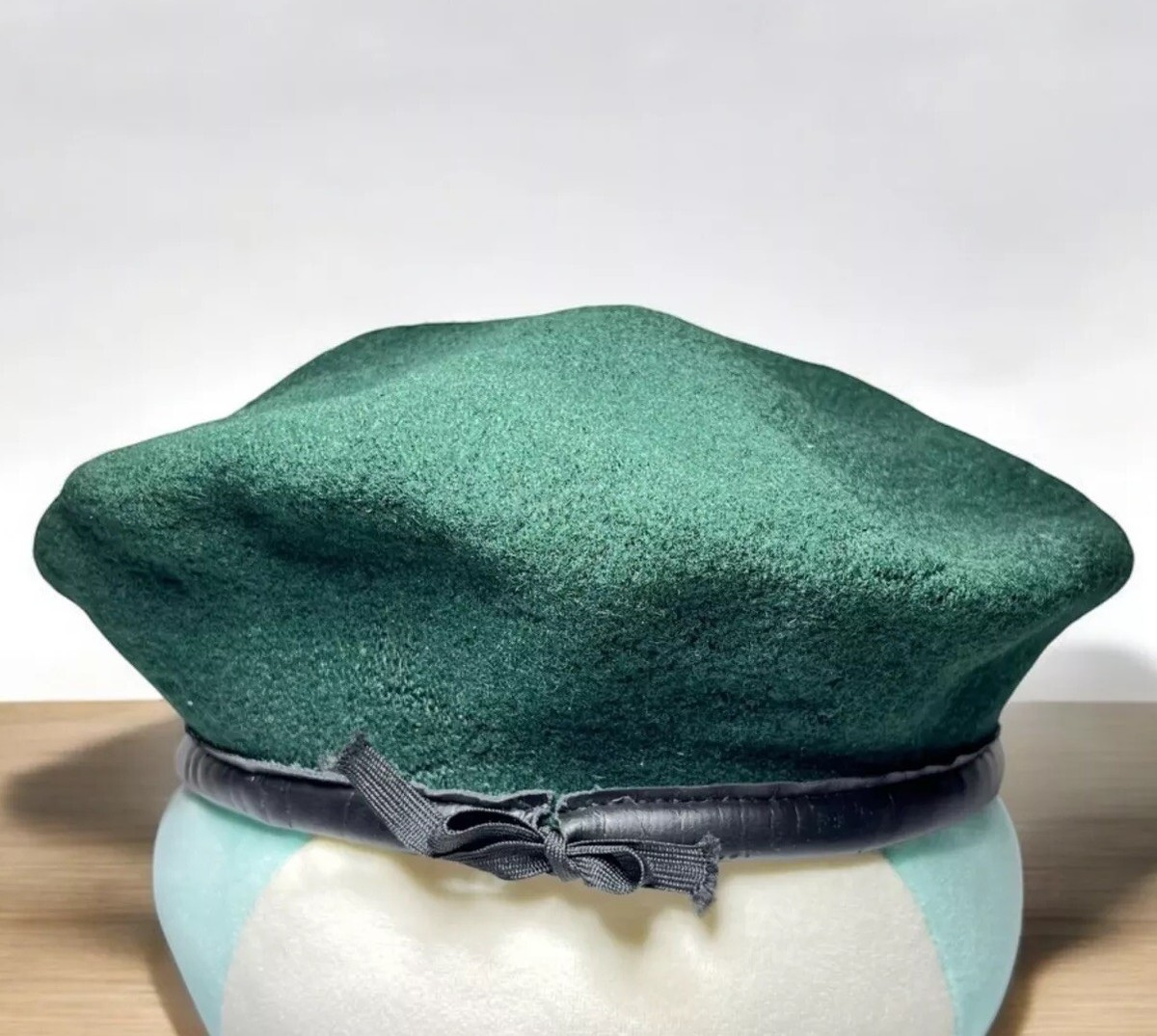 Green Beret Hat 100% Wool Hartford York Made In Czech  display picture 1