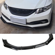 Front Bumper Lip Spoiler Splitter Body Gloss Black For Honda Civic 2012-2015