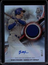 2019 Bowman Platinum Pieces Autographed Relics #PPAR-RO Ryan O'Hearn MEM 17/99