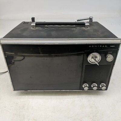 #ad Admiral Travel Mate TV Model 9P400 For Repair or Parts $31.50