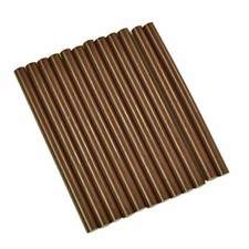 GlueStickDirect Brown Milk Chocolate Colored Glue Sticks Mini X 4" 24 Sticks