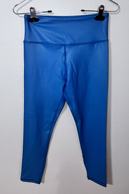 Zyia Active Ocean Metallic Light N Tight Hi Rise Leggings 7/8 Size 6-8 NWT