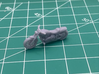 1/64 Motorcycle Bobber Style For Scale Model Custom Build 3d Resin Printed