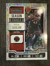 2023-24 Panini Contenders Pascal Siakam #30