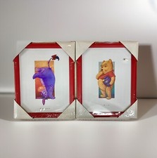 NEW Disney Nursery Decor Framed Prints, Set Of 2- Winnie, Eeyore 11  X 14  