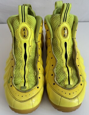 Nike Air Foamposite Pro Volt Yellow Mens Size 10.5 #624041  display picture 3