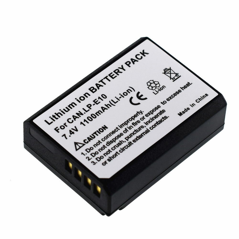 Canon Camera Battery Charger LP LP-E10 Battery Charger Pack, 2