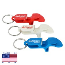 SHOTGUN KEYCHAIN | Beer Bong for Cans | 3 Color | Red, White, Blue MADE IN USA
