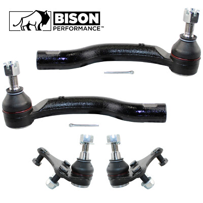 Bison Performance 4pc Front Outer Tie Rod Ends Ball Joints Kit For Scion Toyota