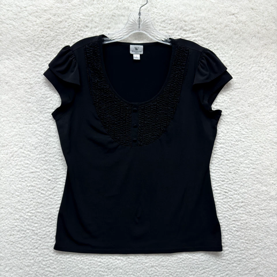 Top Y2K Vintage Grande XL Negro Boho Hada Grunge Capricho Eduardiano Victoriano Foto 2 de 4