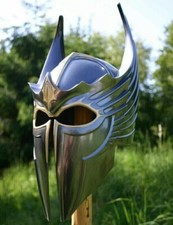 Medieval Hight Eleven Helmet SCA LARP Battle Ready Warrior Helmet For Cosplay