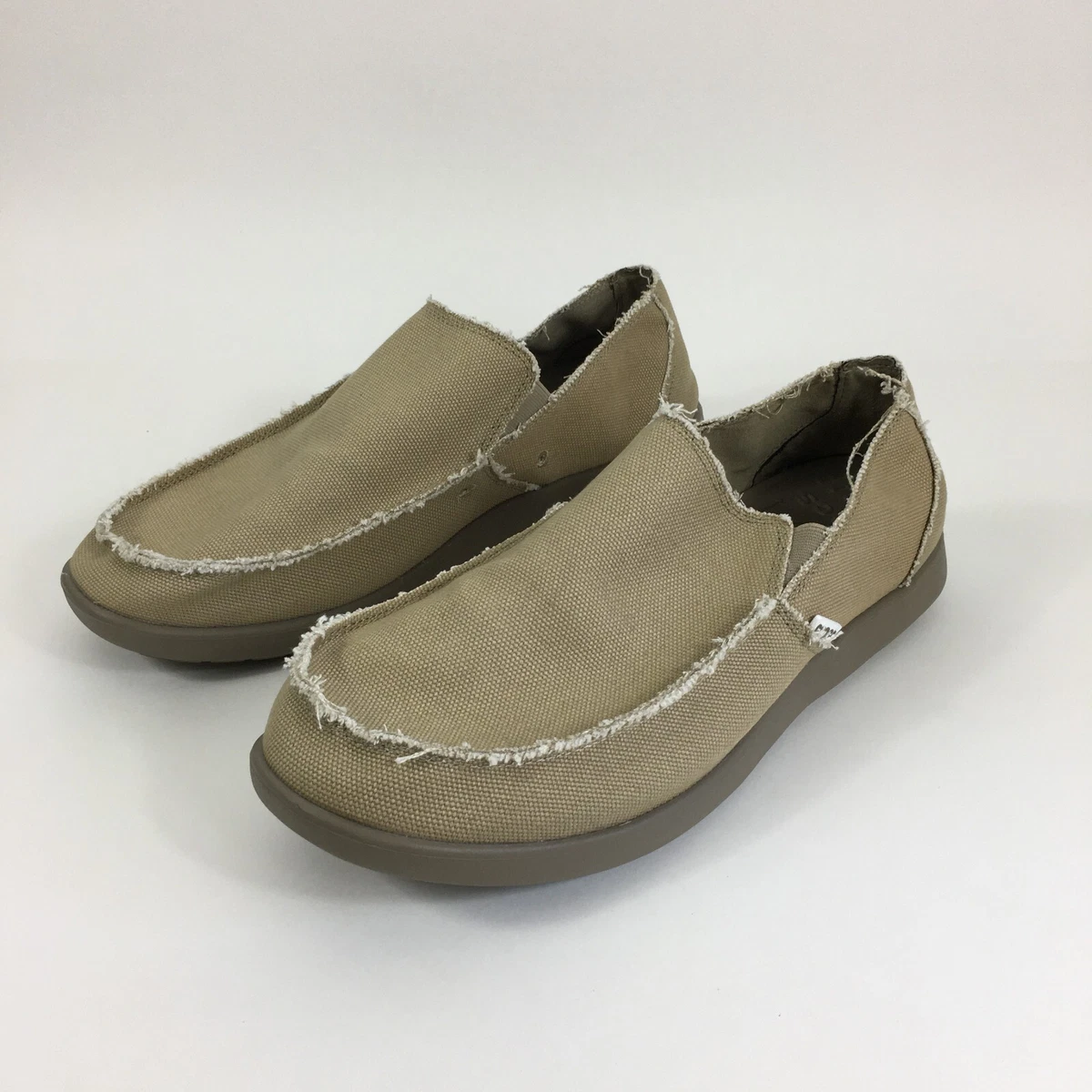 Crocs Santa Cruz Size 15 Slip On Shoes 10128 Beige Slip On