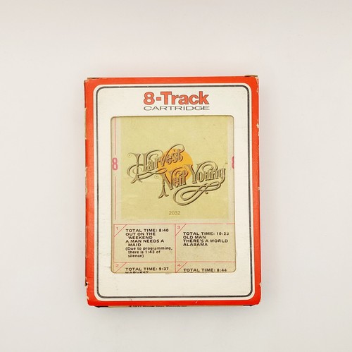 Neil Young , Harvest , 8 Track Tape , 1972 Warner Bros. Records , Restored