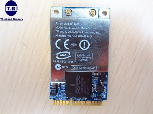 WIFI AIRPORT EXTREME CARD f 020-4894-A MacBook Pro 15" A1260 iMac 24" A1225 2008 - Picture 2 of 3