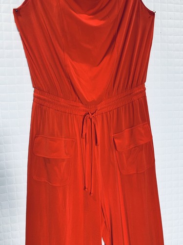 Vince Camuto Women's Jumpsuit Size M Orange Pre Own - Afbeelding 3 van 9
