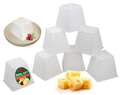7 pcs Small Cheese Mold Pyramid 0.45QT - Soft Cheese Mold for Cheese Making -...