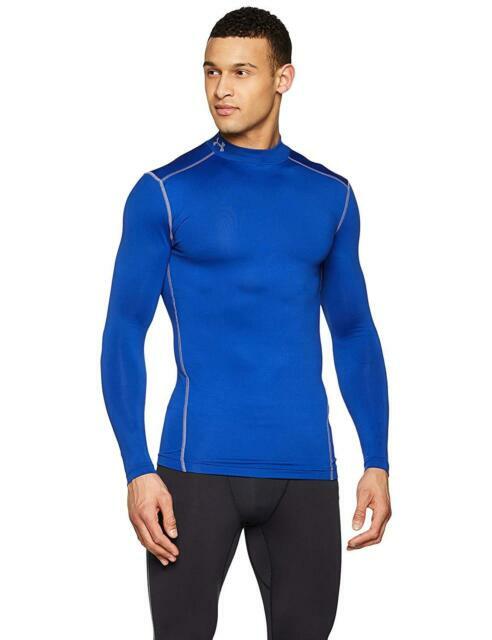 under armour men's coldgear armour compression mock neck long sleeve shirt