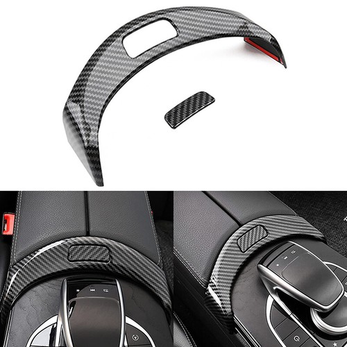 Reposabrazos caja almacenamiento botón cubierta para Mercedes Benz W205 X253 C200 C250 2015-2020 - Imagen 12 de 12