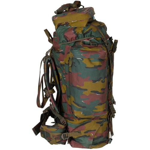 Original Belgium Army Genuine Large 7+ Days Rucksack Backpack 120L - BE CAMO - Picture 3 of 5
